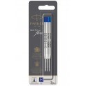 Стержень шариковый объемный Parker QuinkFlow Ball Point СИН, 98мм,1,0мм,метал., цена за 1шт,Франция