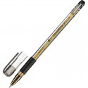 Ручка шариковая BrunoVisconti игольчатая, 140мм, CRYSTALWRITE,черн,038мм,20-0404/02
