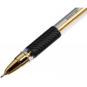 Ручка шариковая BrunoVisconti игольчатая, 140мм, CRYSTALWRITE,черн,038мм,20-0404/02