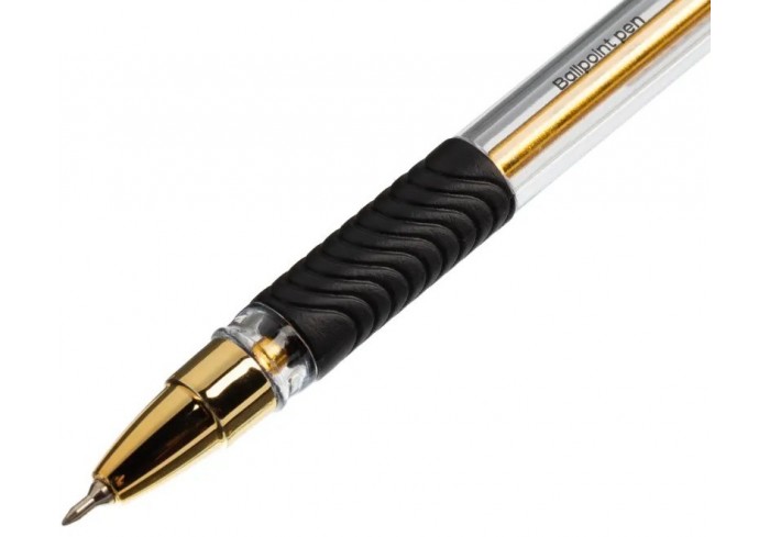 Ручка шариковая BrunoVisconti игольчатая, 140мм, CRYSTALWRITE,черн,038мм,20-0404/02