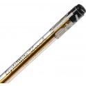Ручка шариковая BrunoVisconti игольчатая, 140мм, CRYSTALWRITE,черн,038мм,20-0404/02