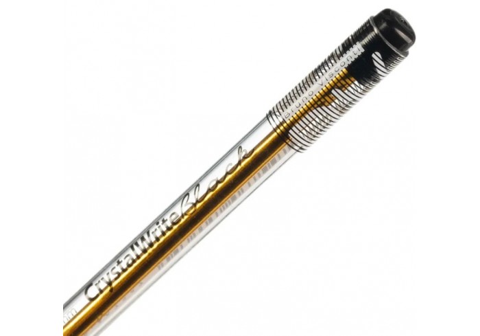 Ручка шариковая BrunoVisconti игольчатая, 140мм, CRYSTALWRITE,черн,038мм,20-0404/02