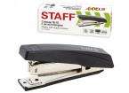 Степлер STAFF №10, 10л, металлический механизм, черный,