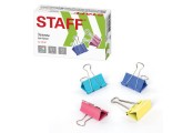 Зажимы для бумаг STAFF 