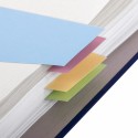 Разделители листов (трапеция 230х120х60 мм) картонные, КОМПЛЕКТ 100 штук, ассорти, BRAUBERG,