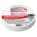 Клейкая двухсторонняя лента 19 мм х 3,5 м, НА ВСПЕНЕННОЙ ОСНОВЕ, 1 мм, прочная, BRAUBERG,