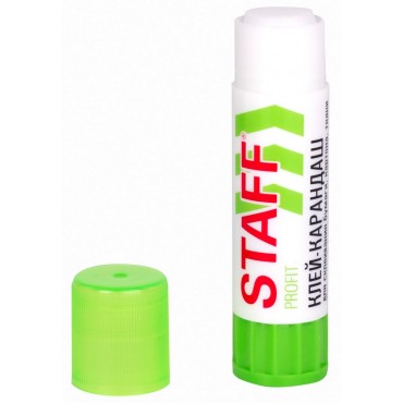 Клей-карандаш УСИЛЕННЫЙ STAFF Profit, 15 г, PVP-основа