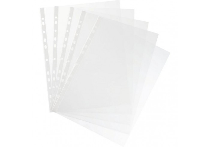 Папка-вкладыш (файлы) А4 35 мкм Выбор есть Элементари, гладкий, с перф., 100шт/уп