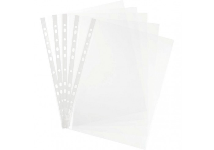 Папка-вкладыш (файлы) А4 25 мкм, Выбор есть, гладкие, с перф, 100шт./уп