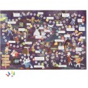 Настольная игра ходилка с фишкам.Барсукот.Очень зверский детектив 59,5х42см