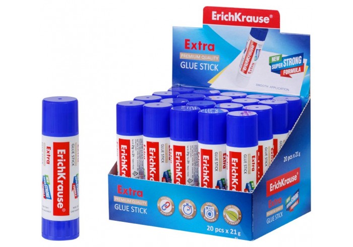 Клей-карандаш Erich Krause, 21г, ПВП