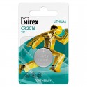 Батарейка CR2016 Mirex литиевая