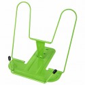 Подставка для книг и учебников BRAUBERG LINE+, металлическая, зеленая, европодвес,