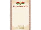 Благодарность А4 (гос.символика), бумага мелованная 200 г/м2