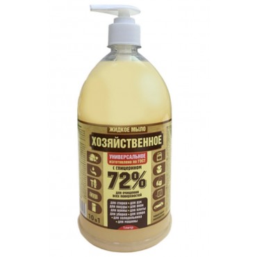 Мыло жидкое 1 л, ХОЗЯЙСТВЕННОЕ, антибактериальное, РЕНЕССАНС КОСМЕТИК, МИНПРОМТОРГ,