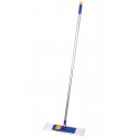 Швабра OfficeClean Professional, пласт. держатель 40см, насадка МОП микрофибра/абразив(карман)
