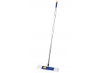 Швабра OfficeClean Professional, пласт. держатель 40см, насадка МОП микрофибра/абразив(карман)