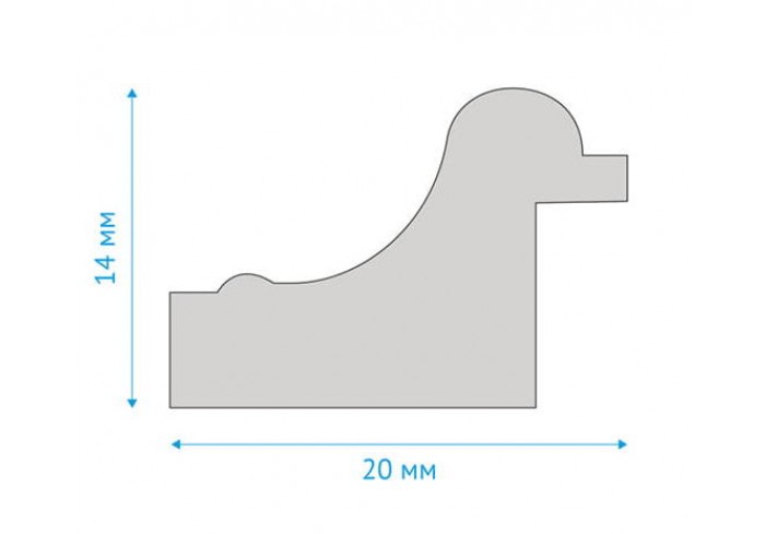 Рамка пластиковая 15*21см, OfficeSpace, №2, серебро