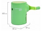 Точилка механическая BRAUBERG KIDS, для простых и цветн.карандашей, корпус мятный, крепление к столу