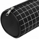 Пенал-косметичка BRAUBERG, Checkered (Клетка), черный, 20х7х7см,