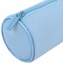 Пенал-тубус BRAUBERG, с эффектом Soft Touch, мягкий, пастельно-голубой, 22х8 см