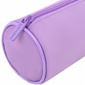 Пенал-тубус BRAUBERG, с эффектом Soft Touch, мягкий, пастельно-фиолетовый, 22х8 см