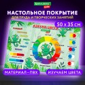 Настольное покрытие BRAUBERG KIDS для труда и творческих занятий, ПВХ, 