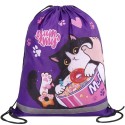 Мешок для обуви BRAUBERG KIDS, светоотражающая полоса, 46х36 см, 