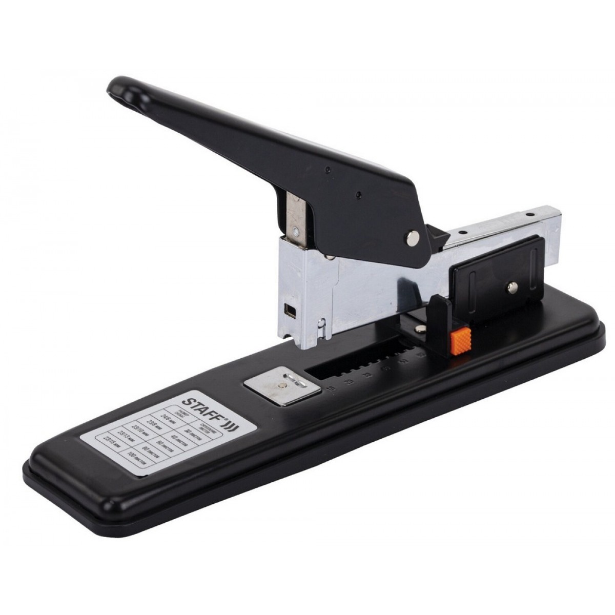Степлер МОЩНЫЙ № 24/6-23/15 металлический STAFF 