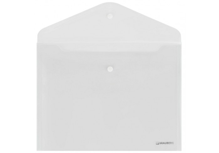 Папка-конверт с кнопкой BRAUBERG 