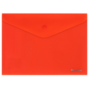 Папка-конверт с кнопкой BRAUBERG 