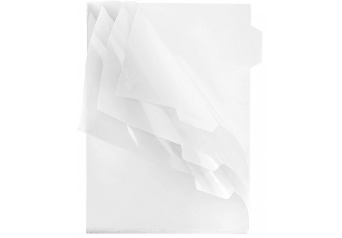 Папка-уголок 3 отделения, жесткая, А4, BRAUBERG 