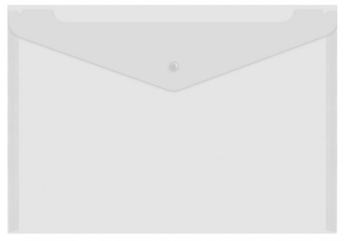 Папка-конверт с кнопкой А4, BRAUBERG 