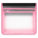 Папка для тетрадей ЮНЛАНДИЯ А5, пластик, 2 отделения, клапан на липучке, 