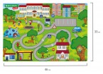 Настольное покрытие BRAUBERG KIDS, А3+, пластик, 46x33 см, 