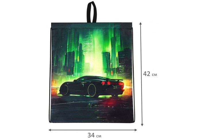 Мешок для обуви BRAUBERG KIDS, с петлей, 42х34 см, 