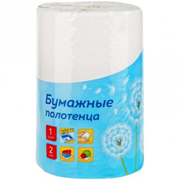 Полотенца бумажные в рулоне OfficeClean 