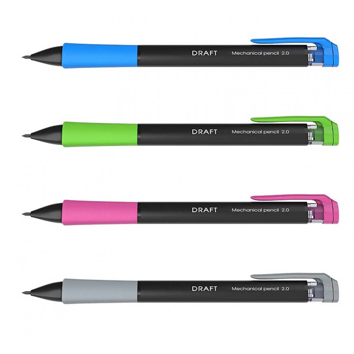 Карандаш механический, с точилкой, ErichKrause Draft 2.0 мм, НВ