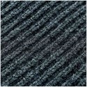 Коврик влаговпитывающий, ворсовый, ребристый OfficeClean, 90*120см, серый