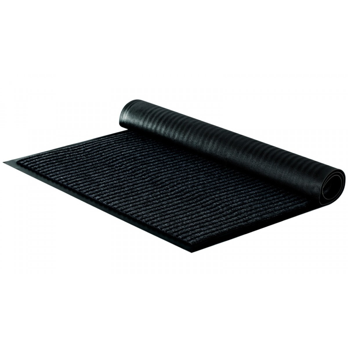 Коврик влаговпитывающий, ворсовый, ребристый OfficeClean, 60*90см, черный