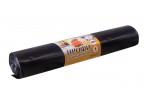 Мешки для мусора 480л, 5шт, 65мкм, ПВД, черные, в рулоне, 130х170 см, особо прочные