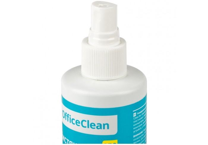 Чистящая жидкость-спрей OfficeClean для пластиковых поверхностей, компьютеров, телефонов 250мл