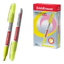 Текстовыделитель ErichKrause Visioline V-15 Neon, цвет чернил желтый 0,6-4мм