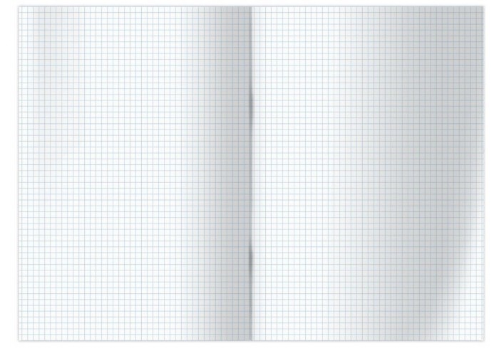 Книга учета OfficeSpace, А4, 192л., клетка, 200*290мм, бумвинил, зеленый, блок офсетный