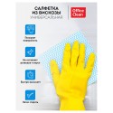 Салфетки для уборки OfficeClean, 5шт., вискоза, перфорированные, волна, 34*38см