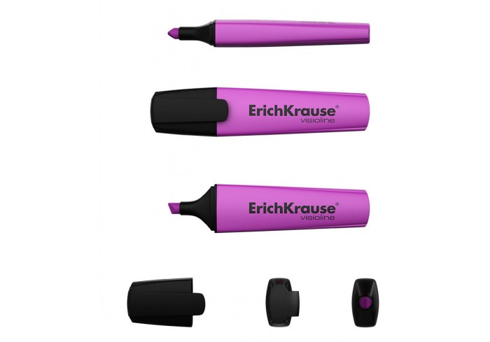 Текстмаркер ErichKrause Visioline V-12 Neon, цвет чернил фиолетовый , МАЛАЙЗИЯ