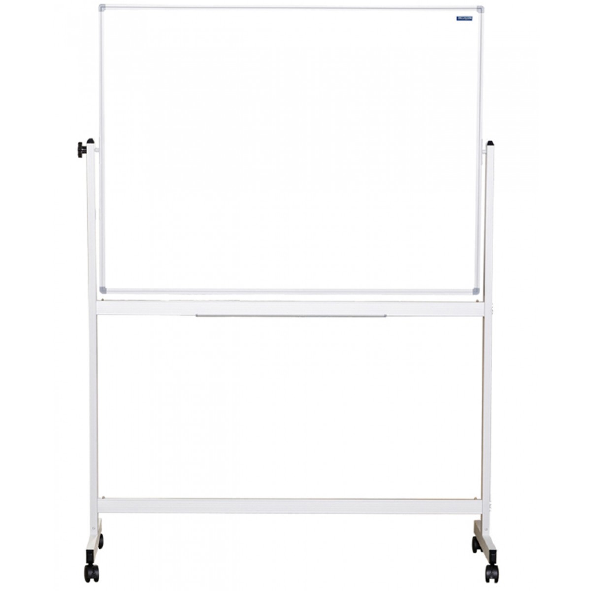 Доска магнитно-маркерная OfficeSpace, 90*120см, двустронняя, поворотная, мобильная, алюминиевый проф