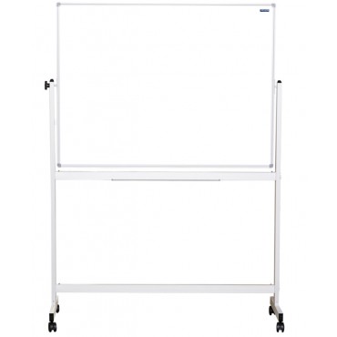 Доска магнитно-маркерная OfficeSpace, 90*120см, двустронняя, поворотная, мобильная, алюминиевый проф