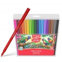 Фломастеры ArtBerry® Super Washable 18 цветов (в футляре с европодвесом 18 шт), суперсмываемые