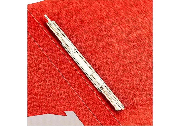 Скоросшиватель пластиковый с пруж.мех.ATTACHE F612/07 17мм красный, толщина обложки 0.7 мм